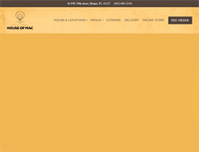 Tablet Screenshot of houseofmac.com